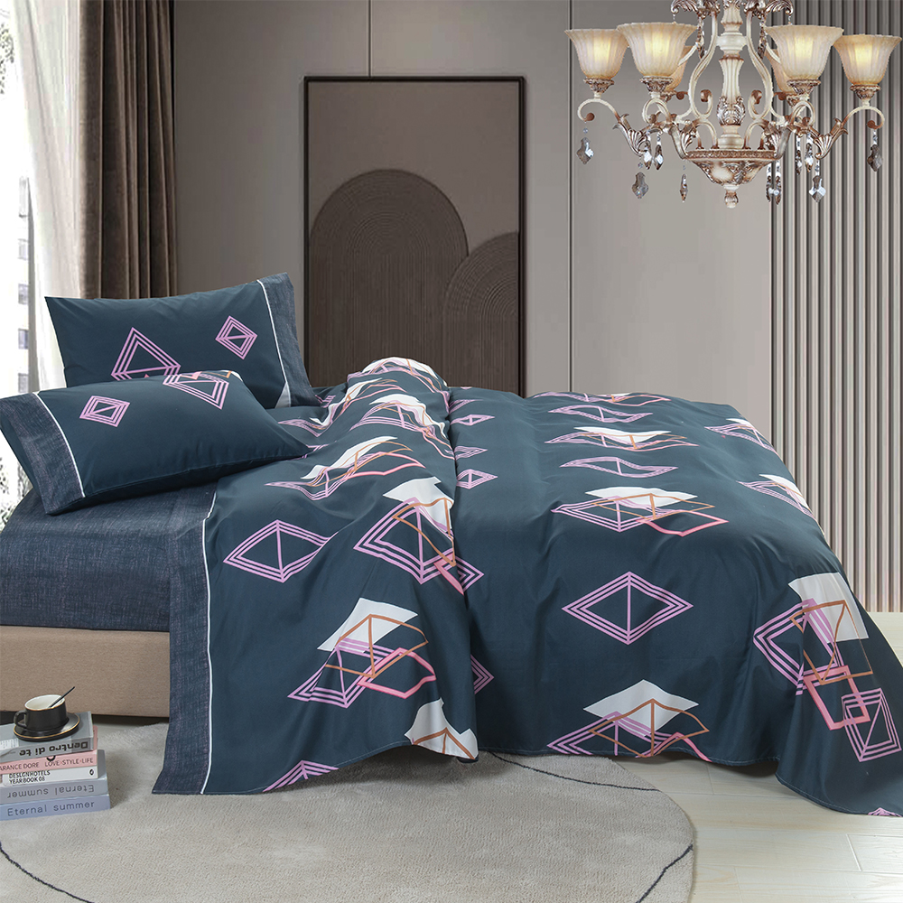 99,99% Poliester Twill Disperse Drukowane 4 szt. Zestaw pościeli